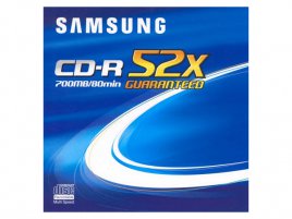 CD-R 80 52× Samsung front