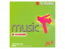 CD-R 80 Verbatim music front