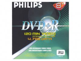 DVD+R Philips DVDRIS08/200 - zepředu