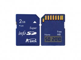 Info SD paměťová karta