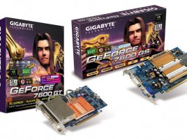 Gigabyte GeForce 7600 GS a 7600 GT