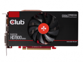 Club 3D Radeon HD 7850 1GB royalQueen front