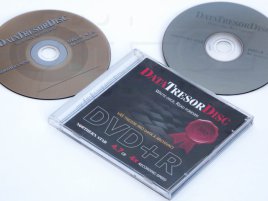Data Tresor Disc - médium s potiskem, vylisovaným potiskem a krabička