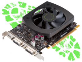 GeForce GTX 650 Ti naslapnuta grafika