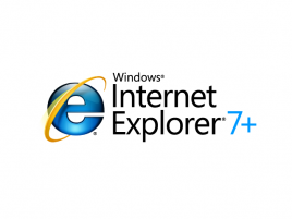 Internet Explorer 7+ logo