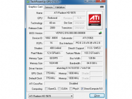 ATI Radeon HD 5670 , GPU-Z