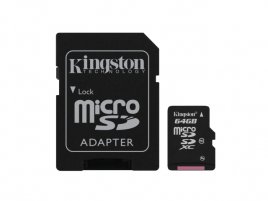 Kingston microSDXC 64GB Class 10