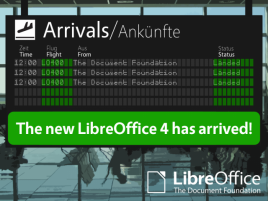 LibreOffice 4.0 logo