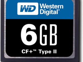 WD 1palcový disk s kapacitou 6 GB