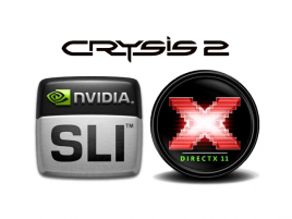 logo DirectX 11 Crysis 2 Nvidia SLI
