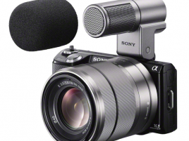 Sony NEX-5N, 15-55 mm, mikrofon