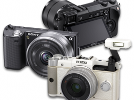 mirrorless bezzrcadlovky Sony a Pentax