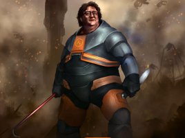 Gabe Newell - Half Life 3 by darrengeers