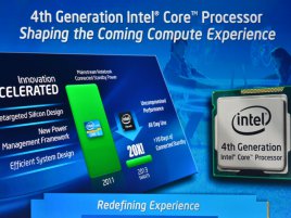 Intel Haswell 4th Gen slide