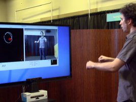 Microsoft Kinect bezdotykové ovládání