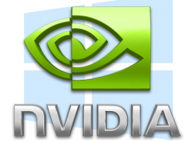 Nvidia logo na Windows 8 logo