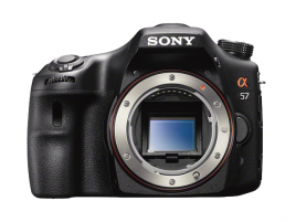 Sony SLT-A57 front