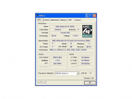 CPU-Z - Athlon 64 X2 3600+