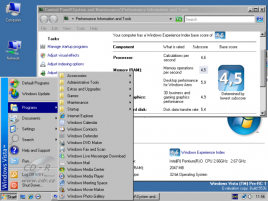 Windows Vista Pre-RC1 - vzhled starších Windows