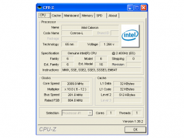CPU-Z - Celeron 440 (ES)