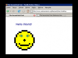 Firefox 3 Beta1 RC1 - Acid2 test