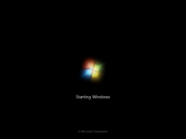 Startovací Windows 7 logo