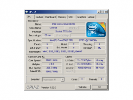 CPU-Z verze 1.52