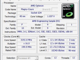 Dvanáctijádrový Opteron přetaktovaný na 3,2 GHz