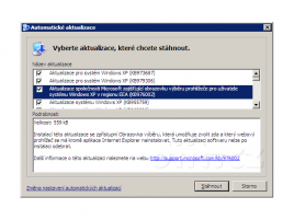 KB976002 - Aktualizace společnosti Microsoft zajišťující obrazovku výběru prohlížeče (Windows XP)
