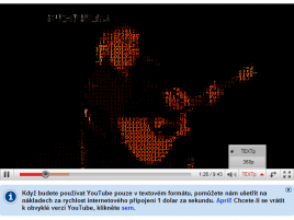 YouTube v textovém formátu