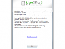 LibreOffice 3 - About