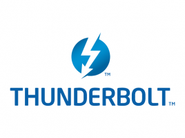 Thunderbolt logo horizontalni