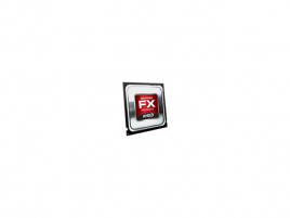 AMD FX processor logo na procesoru (neoficiální)