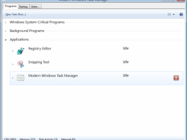 „Windows 8“ - Modern Windows Task Manager