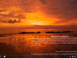 Screenshot Windows 8 build 7955