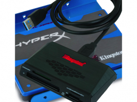 Kingston FCR-HS3 USB 3.0 Media Reader + Kingston SSD HyperX v rámečku