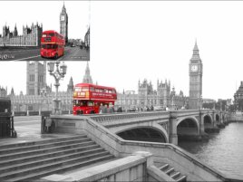 Red Bus - jedna fotografie porušuje práva autora druhé fotografie