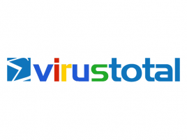 VirusTotal logo barevné jako Google
