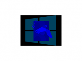 Windows 8 Blue - ilustrační obrázek