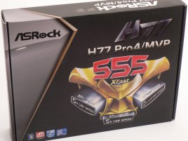 Krabice od ASRock H77 Pro4/MVP