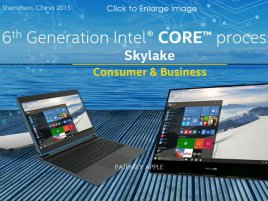 Intel 6 Th Generation Skylake Processors