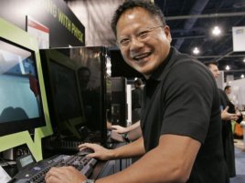 Jen Hsun Huang With Physx