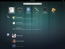 GNOME 3.8 - search