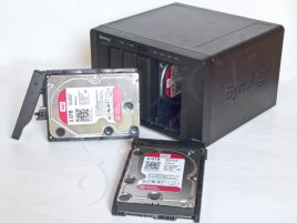 Synology DS1513+ a Western Digital NasWARE 3TB WD30EFRX