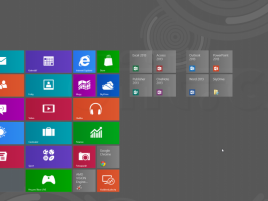 Windows 8 Start Screen - ikony Office 2013