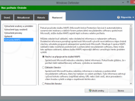 Windows RT 8.1 - Windows Defender - nastavení