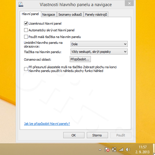 Windows 8.1 - Zobrazit plochu