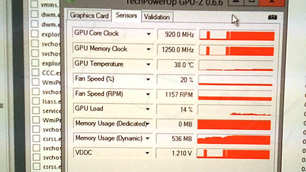 Zátěž Radeonu HD 7850 v sestavě s AMD A8-3850